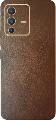 BugguSkin VIVO V23 Pro 5G Mobile Skin(Ultra Super Brown Leather Skin With High Matte Finish.)