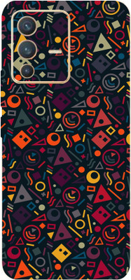 BUGGU VIVO V23 Pro 5G, vivo v23 pro Mobile Skin(Ultra Super Geometric Shape Skin With High Matte Finish.)