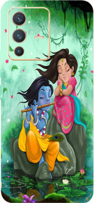 LAMHA Vivo V23 5G Mobile Skin(Ultra Super Radha Sang Krishna Shape High Matte Finish.)