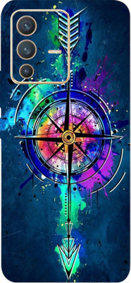 LAMHA Vivo V23 5G Mobile Skin(Ultra Super Color Compass Shape High Matte Finish.)