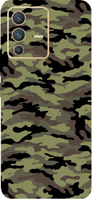 BUGGU Vivo V23 5G, vivo v23 5g Mobile Skin(Ultra Super Camouflage Military Green Skin With High Matte Finish.)