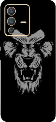 BugguSkin VIVO V23 Pro 5G Mobile Skin(Ultra Super Black Lion Skin With High Matte Finish.)