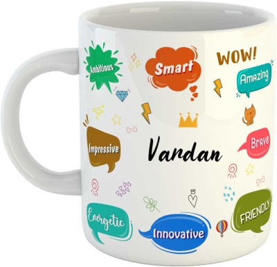 ARTMUG Best Birthday Gift for Son, Brother, Boy, Husband, Name -Vardan Ceramic Coffee Mug(350 ml)