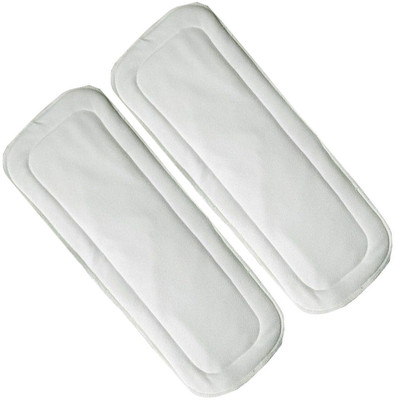 DOMENICO (Pack of 2)Washable Cloth Diaper Nappies Wet-Free Inserts(5 Layer Insert)
