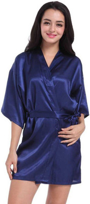 CELOSIA Women Robe(Blue)