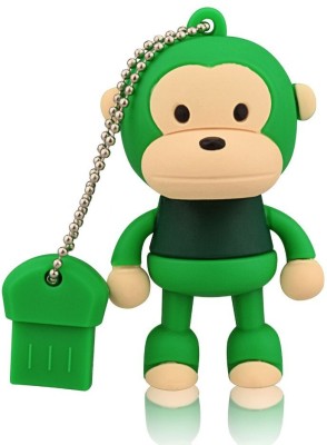 PANKREETI PDS35 Monkey Fancy Cartoon Designer 64 GB Pen Drive(Multicolor)