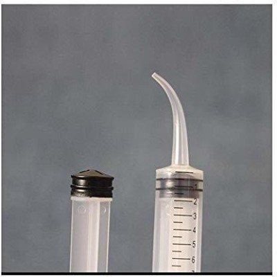 Pagona Curve Tip Syringe Plastic Pet Bottle(12 ml White)