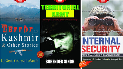 Territorial Army + Terror In Kashmir & Other Stories + Internal Security (Set Of3 Books)(Hardcover, Maj Surender Singh, Lt Gen Yashwant Mande, Dr. B. Ramaswamy; Dr. Sasikala Pushpa)