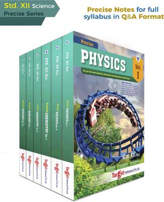 Std 12 Books - Physics, Chemistry And Biology | PCB | SYJC Science Guide | Precise Notes | HSC Maharashtra State Board | Based On The Std 12th New Syllabus Of 2020 - 2021 | Set Of 6 Books  (Paperback, Content Team at Target Publications)