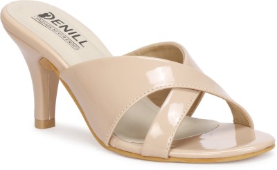 SIRDENILL Women Heels(Beige , 6)