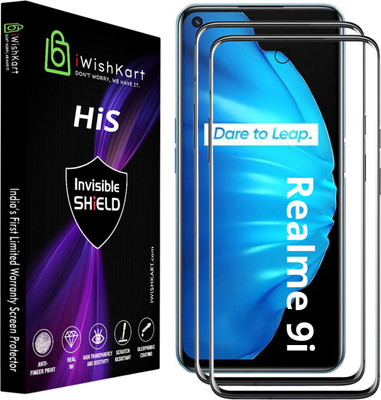 iWishKart Edge To Edge Screen Guard for Realme 9i(Pack of 2)