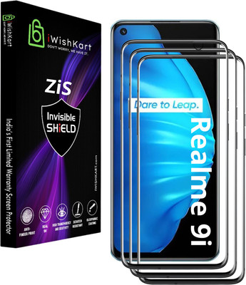 iWishKart Edge To Edge Screen Guard for Realme 9i(Pack of 3)