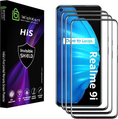 iWishKart Edge To Edge Screen Guard for Realme 9i(Pack of 3)