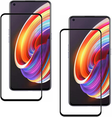 ISAAK Edge To Edge Tempered Glass for Realme 9i Edge to Edge, Full Glue, 11D Tempered Glass(Pack of 2)