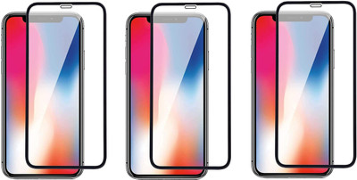 ISAAK Edge To Edge Tempered Glass for Apple iPhone X, Apple iPhone XS, iPhone 11 Pro Edge to Edge, 11D Tempered Glass(Pack of 3)