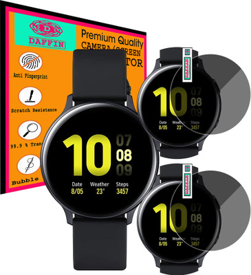 daffin Screen Guard for SAMSUNG Galaxy Watch Active 2 (44 mm)(Pack of 2)