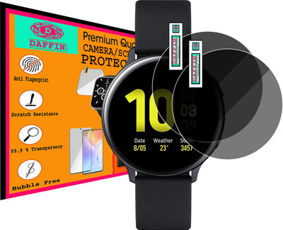daffin Screen Guard for SAMSUNG Galaxy Watch Active 2 (44 mm)(Pack of 2)