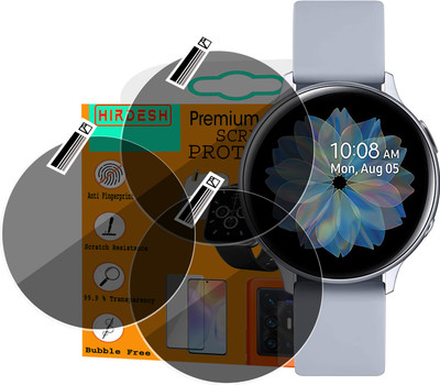 hirdesh Screen Guard for SAMSUNG GALAXY WATCH ACTIVE 2 (44 MM)(Pack of 3)