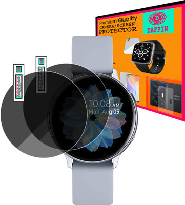 daffin Screen Guard for SAMSUNG Galaxy Watch Active 2 (44 mm)(Pack of 2)