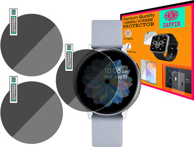 daffin Screen Guard for SAMSUNG Galaxy Watch Active 2 (44 mm)(Pack of 3)