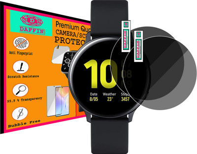 daffin Screen Guard for SAMSUNG Galaxy Watch Active 2 (44 mm)(Pack of 2)