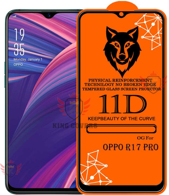 KING COVERS Tempered Glass Guard for OPPO-R17 PRO Edge to Edge Tempered Glass(Pack of 2)