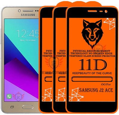 Express Buy Tempered Glass Guard for SAMSUNG GALAXY J2 ACE(Pack of 3)