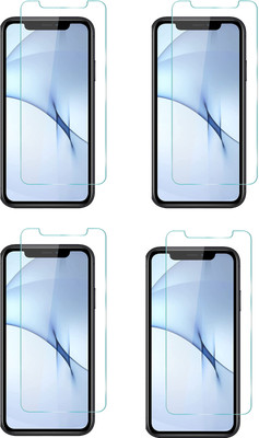 ISAAK Tempered Glass Guard for Apple iPhone X, Apple iPhone XS, Apple iPhone 11 Pro(Pack of 4)