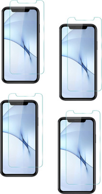 ISAAK Tempered Glass Guard for Apple iPhone X, Apple iPhone XS, Apple iPhone 11 Pro(Pack of 4)