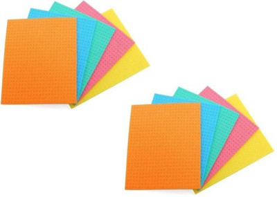 PITRADEV Sponge Wipe For kitchen 10 pcs Sponge Wipe(Medium, Pack of 10)