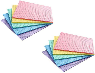 PITRADEV Sponge Wipe for Kitchen 15 Pcs Pack (Multipurpose) Sponge Wipe(Medium, Pack of 10)