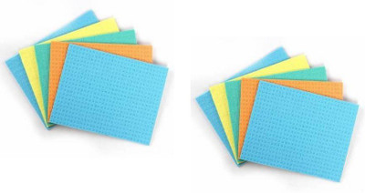 PITRADEV Sponge Wipe For kitchen Sponge Wipe(Medium, Pack of 10)
