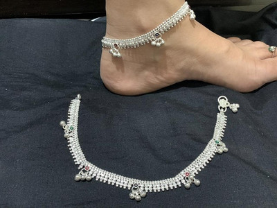 DC CREATION Alloy Anklet(Pack of 2)