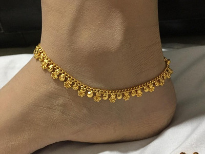 DC CREATION Alloy Anklet(Pack of 2)