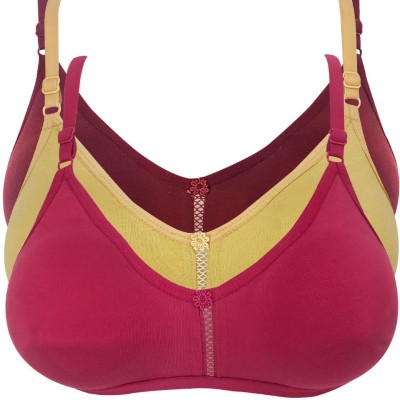 X-WELL Women Full Coverage Non Padded Bra(Multicolor)