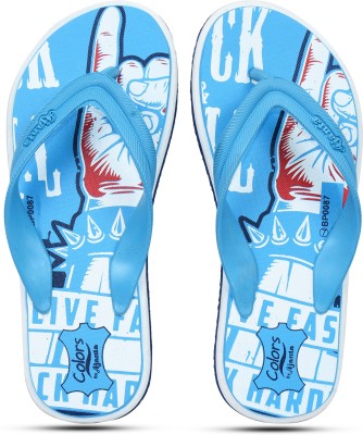 AJANTA Men Flip Flops(Blue , 6)