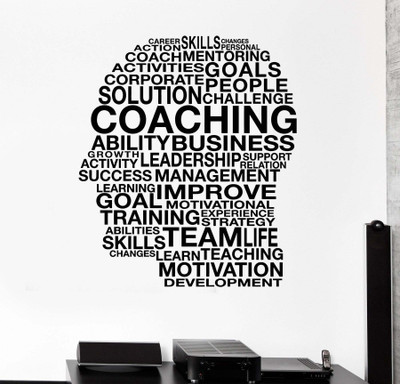 stylishdecor 60 cm s_coachingsolutionability Self Adhesive Sticker(Pack of 1)
