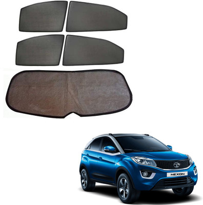 KOZDIKO Side Window Sun Shade For Tata Nexon EV(Black)