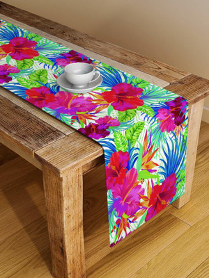 Vinayaka Fab Multicolor 150 cm Table Runner(Cotton)