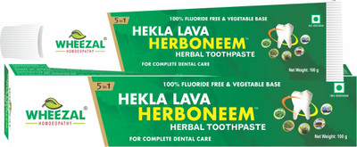 WHEEZAL HEKLA LAVA HERBONEEM Toothpaste(200 g, Pack of 2)