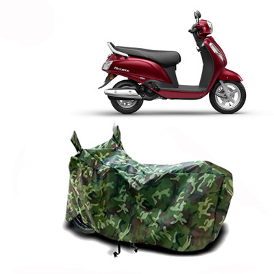 Exciting collections Two Wheeler Cover for Suzuki(Access, Green)