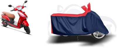 ATBROTHERS Waterproof Two Wheeler Cover for Ampere(Magnus Pro, Blue, Red)