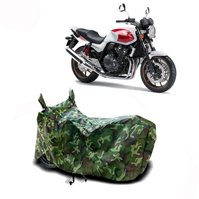 Exciting collections Two Wheeler Cover for Honda(CB 400, Green)