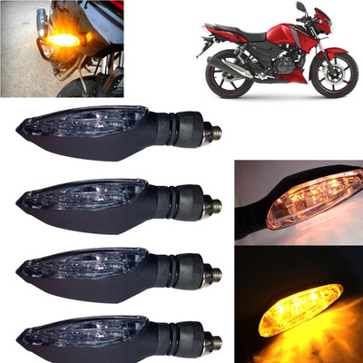 Pious Front, Rear, Side LED Indicator Light for TVS Apache RTR 160(Amber)