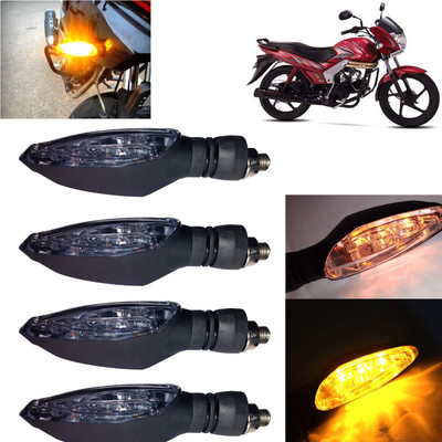 Pious Front, Rear, Side LED Indicator Light for Mahindra Centuro(Amber)