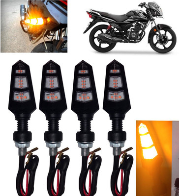 DvineAutoFashionZ Front, Rear, Side LED Indicator Light for Yamaha Libero(Amber)