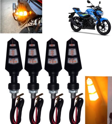 DvineAutoFashionZ Front, Rear, Side LED Indicator Light for Suzuki GSX(Amber)