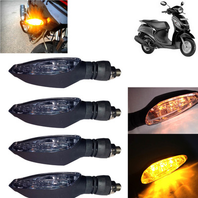 Pious Front, Rear, Side LED Indicator Light for Yamaha Fusion(Amber)