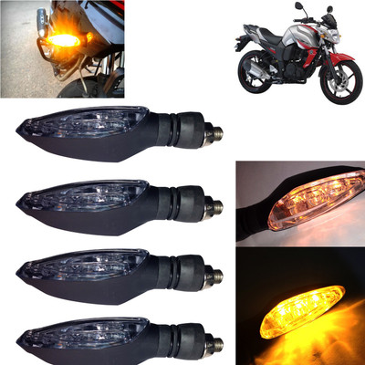 Pious Front, Rear, Side LED Indicator Light for Yamaha FZ-S(Amber)