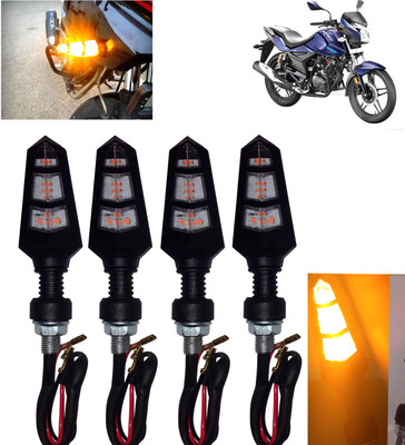 DvineAutoFashionZ Front, Rear, Side LED Indicator Light for Hero Xtreme(Amber)